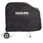 PK Grills PKOA-CSX-BS-X PK Lightweight Canvas Grill and Smoker Cover, Fits All PK Models, Black