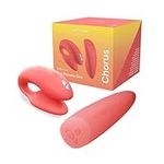 We-Vibe Chorus Remote Couples Vibrator - Vibrating Sex Toy for couples - G-spot Clitoris Penis Stimulation - Squeeze Remote & App Controlled Vibrator - Rechargeable Toys for Sexual Adult Games