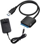 SATA III to USB 3.0 Converter Adapter Suitable for Samsung 860 EVO SSD 2.5/ADATA SU800/DREVO X1 PRO/PNY CS900, etc.