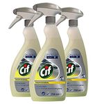 3 Pack of 750ml CIF Professional Formula Power Kitchen Degreaser Perfume-free Cleaner