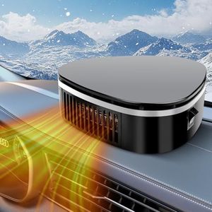 Car Heater, Portable 12V 150W Car Heater that Plug Into Cigarette Lighter, 2 in 1 Cars Defroster, Cars Demister for Windshield Fast Heating/Cooling