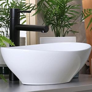 Lavabo para tu Baño Principal y de Invitados Waschbecken24 (41x33x14cm, Blanco / A99)