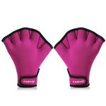 TAGVO Aquatic Gloves for Helping Upper Body Resistance, Webbed Swim Gloves Well Stitching, No Fading, Sizes for Men Women Adult Children Aquatic Fitness Water Resistance Training