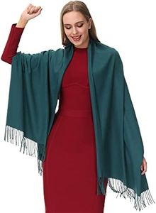 OHAYOMI Pashmina Shawl Wraps Scarves Winter Warm Soft Fashion Scarf for Women Evening Dresses Wedding Bridal Bridesmaid Gifts Travel Blanket