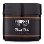 Prophet and Tools Organic Beard Balm - 12hr Hold for Styling, Thicker Beard Appearance, Moisturizing & Anti-Itch, Reduces Flaking, Suitable for All Hair Colors & Types - 60g