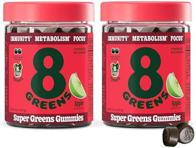 8G 8Greens Supergreens Daily Gummies, Apple, 100 Servings