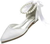 YWXYMGE Women Satin Pearls Wedding 