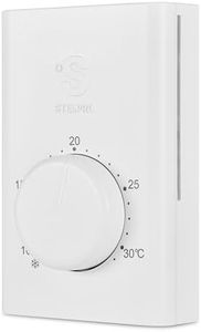 Stelpro SWT1CC Line Voltage Thermostat, Mechanical 240 Volts, Compatible with Most Heating Products (Electric Baseboards, Wall Fan Heaters or Commercial Fan-Forced Heaters), White