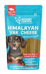 Scooby Cheww Himalayan Yak Stick Dog Treat, 100% Veg and Natural Yak Chew, Protein & Calcium Rich Dental Hygiene Dog Snack, Delicious and Nutritious Dog chew for All Breed (2-3 Medium Sticks)