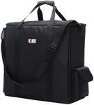 BUBM Desktop Computer Carrying Case, Padded Nylon Carry Tote Bag for Transporting Computer Tower PC Chassis, Keyboard, Cable and Mouse