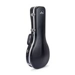 Crossrock ABS Molded Case for A-Style Mandolin with Removable Shoulder Straps-Black(CRA862MABK)