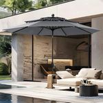 PHI VILLA 10ft Outdoor Patio Umbrel