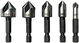 wesleydrill 5 pcs Countersink Drill