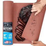 Pink Kraft Butcher Paper Roll - 18 Inch x 175 Feet (2100 Inch) - Food Grade FDA Approved â€“ Great Smoking Wrapping Paper for Meat of all Varieties â€“ Made in USA â€“ Unwaxed and Uncoated