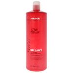 Wella INVIGO Brilliance Shampoo for Fine/Normal Hair - 33.8oz Liter