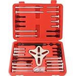 DASBET 46Pcs Harmonic Balancer Puller Set, Steering Wheel Puller, Gear Puller, Crank Shaft Pulley w/Case