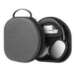 Yinke Smart Case for New Apple AirPods Max Supports Sleep Mode, Hard Organizer Portable Carry Travel Cover Storage Bag (Dark Grey)