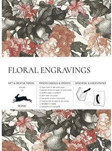 Floral Engravings: Gift & Creative Paper Book Vol.79 (Multilingual Edition) (English, Spanish, French, Italian and German Edition)