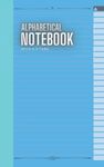 Alphabetical Pocket Notebook with A-Z Tabs: This could be the perfect little lined organizer journal with A-Z tabs. Soft Blue Cover Design