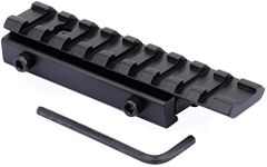 dophee 11mm to 20mm Dovetail Picatinny Weaver Rail Extension Adapter Scope Mount Base