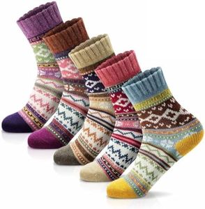 MORECOO Womens Winter Socks Gift Box Free Size Thick Wool Soft Warm Casual Socks for Women Socks Christmas Gifts