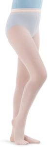 Capezio Big Girls' Studio Basic Tight, Ballet Pink, One Size