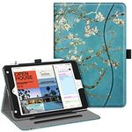 Fintie Case for iPad Mini 5th Gen 2019 / iPad Mini 4 - [Corner Protection] Multi-Angle Viewing Smart Folio Cover w/Pocket, Pencil Holder, Auto Wake/Sleep for iPad Mini 5 / iPad Mini 4, Blossom