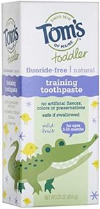 Tom's Of Maine Natural Toddler Training Fluoride Free Toothpaste Mild Fruit, 1.75 Ounce