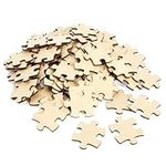 Juvale 100 Blank Wooden Puzzle Piec