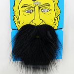 Fat-catz-copy-catz Fake Faux Fur Black Beard False Moustache Halloween Masquerade Props Fancy Dress Costume