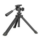 Compact Tabletop Tripod for Spotting Scope Monocular Camera Projector, Adjustable Tripod Stand with 1/4-20 Threads