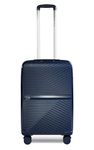 Nasher Miles Bruges 20 Inch,Cabin, Hard-Sided, Polypropylene Spinner Wheels Luggage, Navy Blue 55Cm Trolley Bag, small