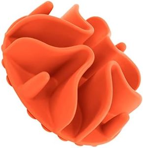 Jaoul Slow Feeder Dog Bowls Insert, Puzzle Slow Feeder with 51 Octopus Suction Cups for Medium Large Size Dog Bowls Over 6.5" Wide (Orange)