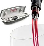 Tribella Classic Wine Aerator, Multi-Stream Wine Aeration Device, 3 Stainless Steel Spouts, Handmade, Easy-to-Use, No-Drip Wine Pouring Accessory in Easy-to-Carry Protective Case