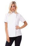 Chef Works Womens Springfield Coat, White, Small US