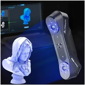 Creality Raptor Pro 3D Scanner, High-Precision 0.02mm Metrology-Grade 3D Scanner for 3D Printing with Blue/IR Laser, Wireless Support, Ideal for Reverse Engineering, Automotive, Body&Artifact Scanning