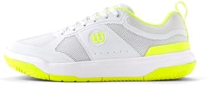 WILSON Women's Pickle Pro Sneaker, White/Safety Yellow, 7