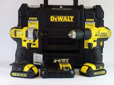 DEWALT 18V Cordless Combi Drill & Impact Driver Twin Pack – XR Li-Ion