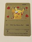 I Choose You - Valentine's day custom gold card (Diamond, WIll you marry me)