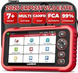 LAUNCH OBD2 Scanner CRP123E V2.0 Car Diagnostic Tool Engine ABS SRS Transmission OBD Scanner with 7 Reset Service Oil/EPB/SAS/BMS/Throttle/Battery Reset,DPF Regeneration Tool, ABS Bleed,Free Update