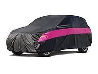 Molebt Compact SUV Car Cover Waterproof All Weather, Outdoor Full Car Covers, Universal Fit Ford Escape, Honda HRV, Mazda cx-30, Lexus UX, Encore GX, Toyota Corolla Cross, kia Soul, etc.