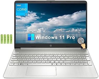 HP 15 15.6" HD Touchscreen Business Laptop Computer[Windows 11 Pro], Intel Core i3-1115G4(up to 4.1 GHz), 8GB RAM, 512GB PCIe SSD, Numeric Pad, Wi-Fi, Bluetooth 5, HDMI, Webcam, Fast Charge, w/Battery