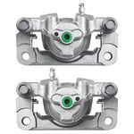 AutoShack Rear Brake Calipers with Bracket Assembly Pair of 2 Driver and Passenger Side Replacement for 2011-2021 2022 Nissan LEAF 2014-2020 Rogue 2017-2021 2022 Rogue Sport 2.0L 2.5L AWD FWD BC7698PR