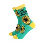 Sock Therapy Womens Novelty Socks Funky Pattern Colorful Fun Dress Socks Smart Design Animal Print Comfortable Breathable Socks Non Slip Great Gift - Ray of Sunshine