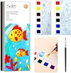 JUNQIU Water Color Paint Sets for K