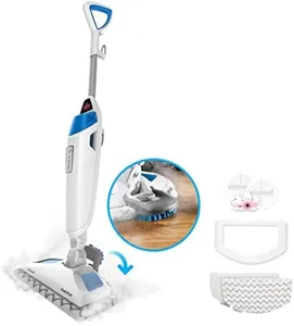 Bissell Power Fresh Steam Mop with Natural Sanitization, Floor Steamer, Tile Cleaner, and Hard Wood Floor Cleaner with Flip-Down Easy Scrubber, 1940A