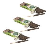 De-Ultimate Pack of 3 (10 Sticks Per Box) Natural Loban Candy Agarbathi Premium Incense Sticks for Home Temple Worship, Peace & Harmony, Purification, Positive Energy, Havan Poojan, Aarti, Meditation