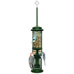 Squirrel Buster Nut Feeder Squirrel-Proof Bird Feeder for Nuts and Fruit, Two Meshes