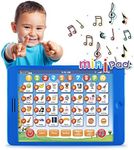 Boxiki kids Learning Pad Fun Kids Tablet with 6 Toddler Learning Games Early Child Development Toy for Number Learning, Learning ABCs, Spelling, “Where is?” Game, Melodies. Fun to Learn Your ABCs!