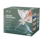 mx HEALTH Waterproof Wound Dressing Film+PAD - 10X12CM (5X6CM Wound PAD) - 25 Individually Wrapped DRESSINGS PER Box